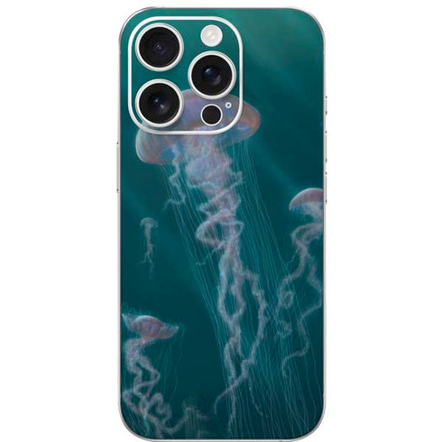 Blue Jellyfish by Vincent Hie iPhone 16 Pro Skin