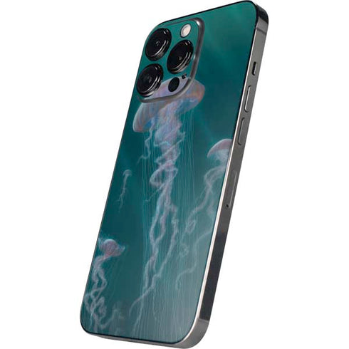 Blue Jellyfish by Vincent Hie iPhone 16 Pro Skin