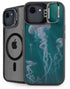 Blue Jellyfish by Vincent Hie iPhone 16e Kickstand Case