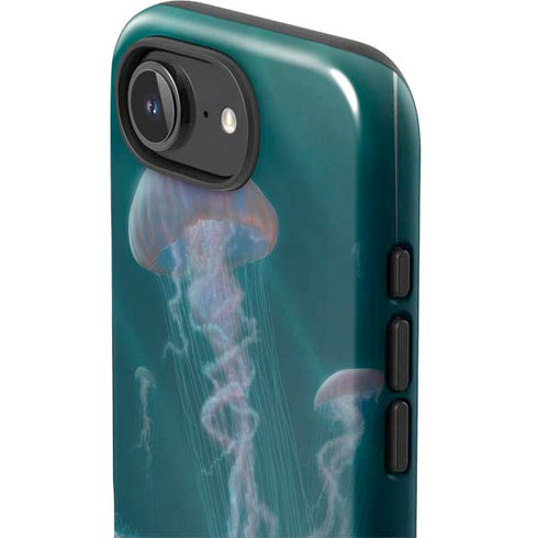 Blue Jellyfish by Vincent Hie iPhone 16e Impact Case