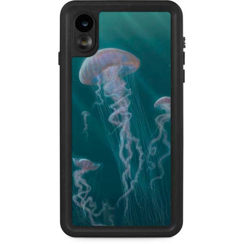 Blue Jellyfish by Vincent Hie iPhone Cases