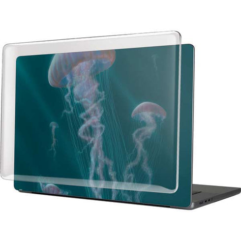 Blue Jellyfish by Vincent Hie MacBook Cases