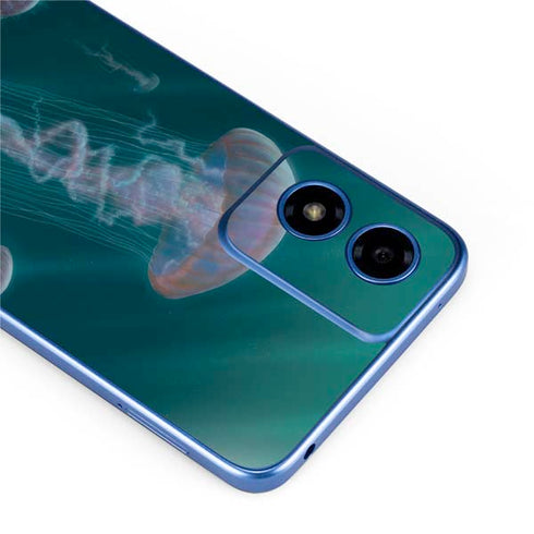 Blue Jellyfish by Vincent Hie Moto G Play 4G (2024) Skin