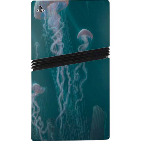 Blue Jellyfish by Vincent Hie PS5 Pro Bundle Skin