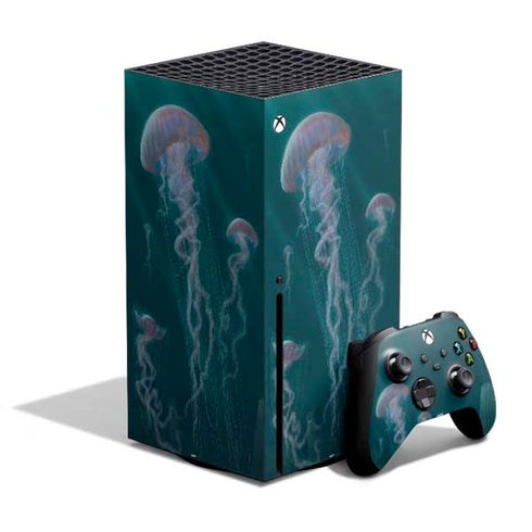 Vincent Hie Blue Jellyfish Xbox Series X Bundle Skin