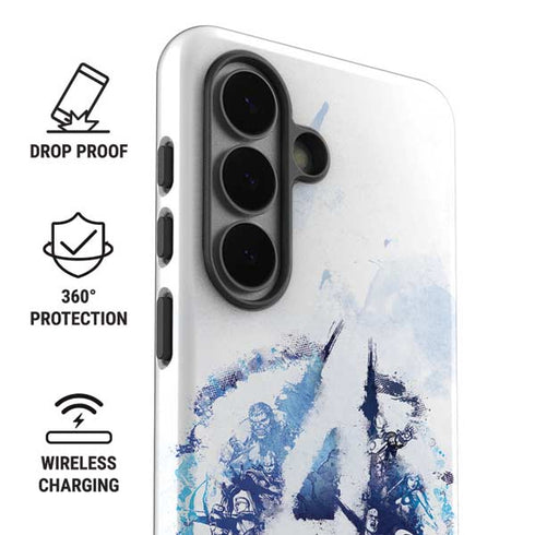 Marvel Avengers Blue Logo Galaxy S26 Impact Case