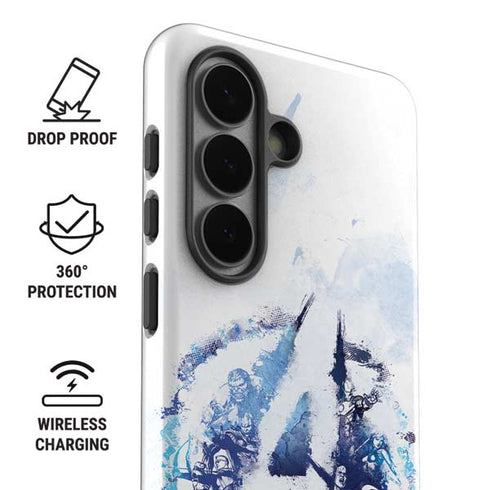Marvel Avengers Blue Logo Galaxy S26 Plus Impact Case