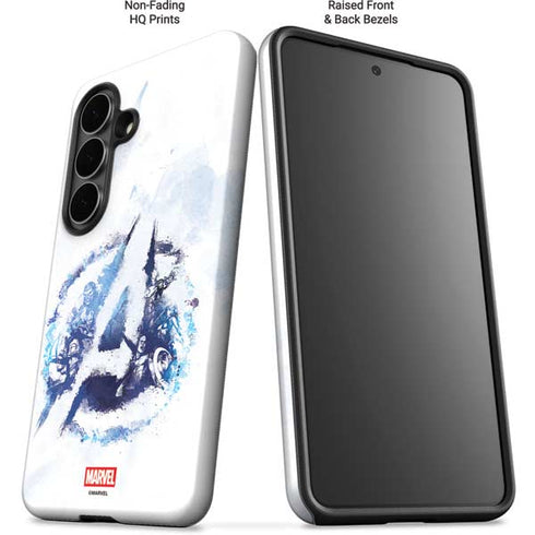 Marvel Avengers Blue Logo Galaxy S26 Plus Impact Case