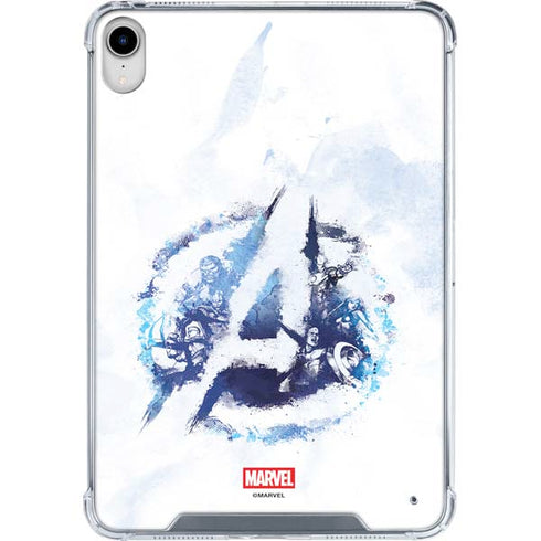 Marvel Avengers Blue Logo iPad 11th Gen (2025) Clear Case
