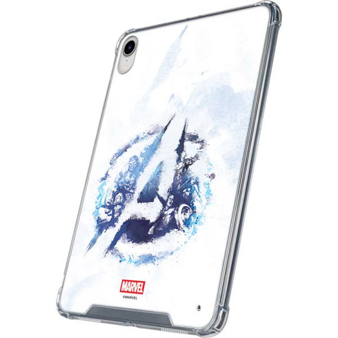 Marvel Avengers Blue Logo iPad 11th Gen (2025) Clear Case