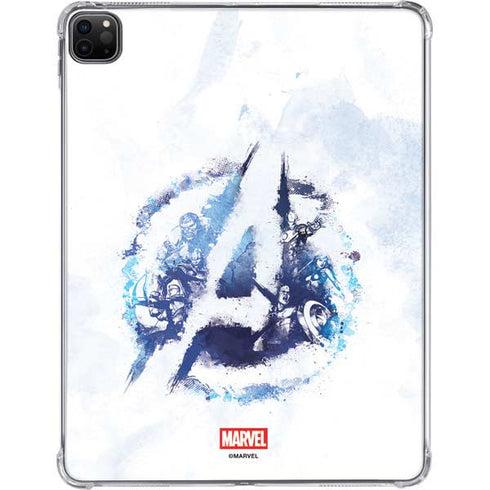Marvel Avengers Blue Logo iPad Pro 11in (2024) Clear Case