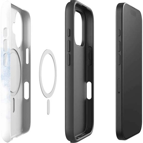 Marvel Avengers Blue Logo iPhone 16 Plus Magsafe Impact Case