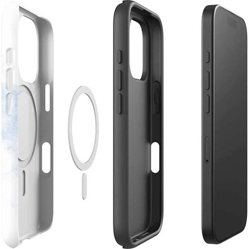 Marvel Avengers Blue Logo iPhone 16 Pro Max Magsafe Impact Case