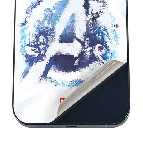 Marvel Avengers Blue Logo iPhone 16 Skin