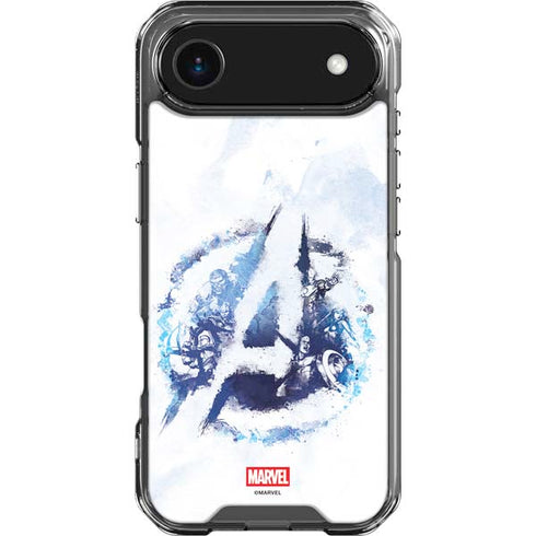 Marvel Avengers Blue Logo iPhone 17 Air Clear Case