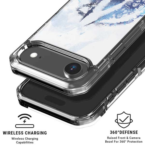 Marvel Avengers Blue Logo iPhone 17 Air Clear Case