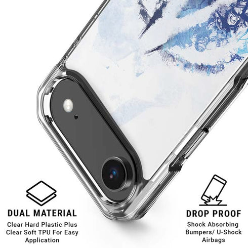 Marvel Avengers Blue Logo iPhone 17 Air Clear Case