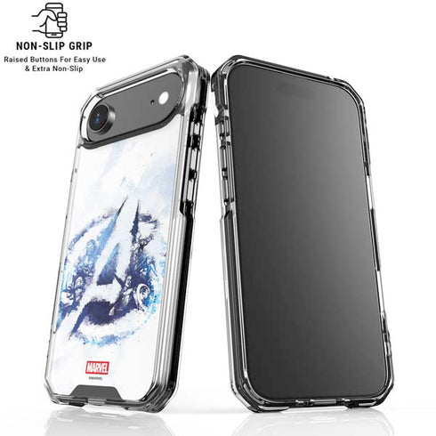 Marvel Avengers Blue Logo iPhone 17 Air Clear Case