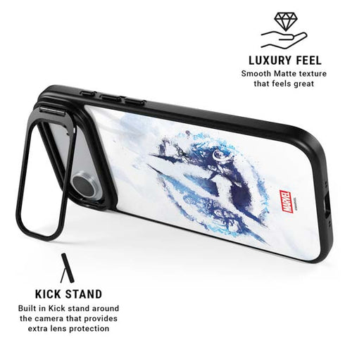 Marvel Avengers Blue Logo iPhone 17 Air Kickstand Case