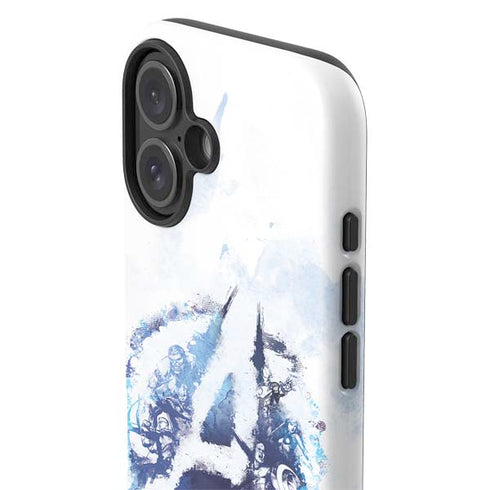 Marvel Avengers Blue Logo iPhone 17 Impact Case