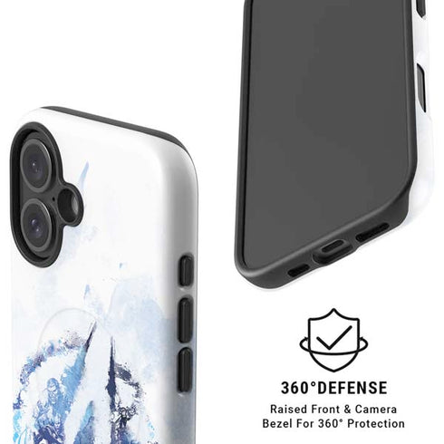 Marvel Avengers Blue Logo iPhone 17 Magsafe Impact Case