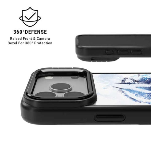 Marvel Avengers Blue Logo iPhone 17 Pro Max Kickstand Case