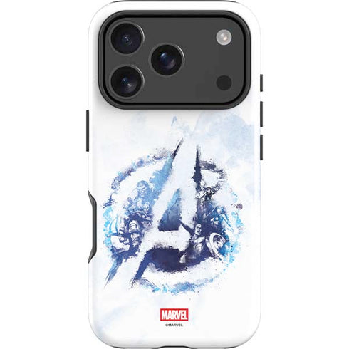 Marvel Avengers Blue Logo iPhone 18 Pro Impact Case
