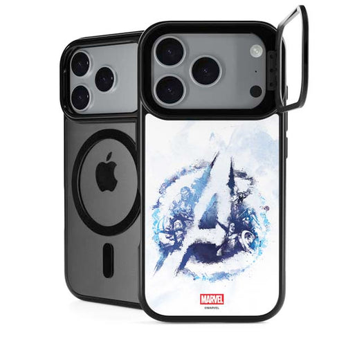 Marvel Avengers Blue Logo iPhone 18 Pro Max Kickstand Case