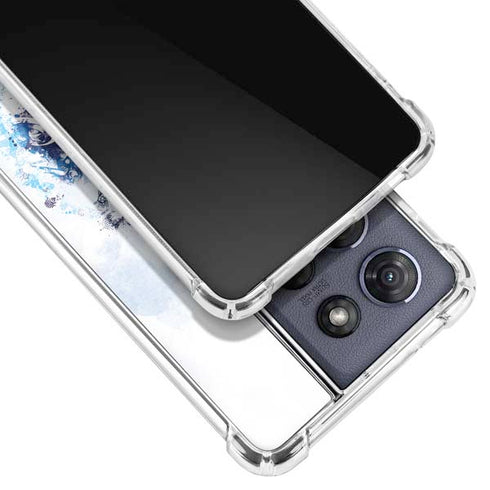Marvel Avengers Blue Logo Moto G 5G (2025) Clear Case
