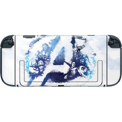 Marvel Avengers Blue Logo Nintendo Switch 2 (2025) with Joy-Con Skin