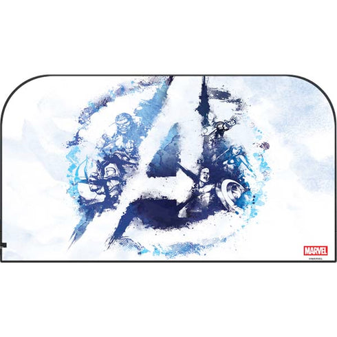 Marvel Avengers Blue Logo Nintendo Switch 2 (2025) with Joy-Con Skin