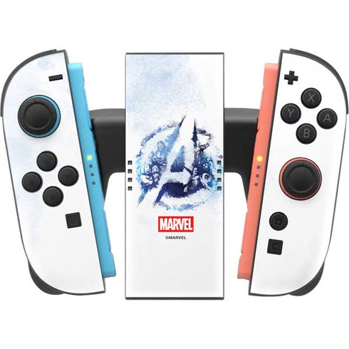 Marvel Avengers Blue Logo Nintendo Switch 2 (2025) Joy-Con Controller Skin