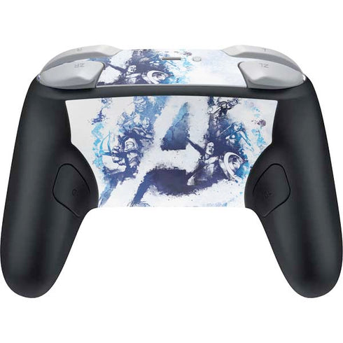 Marvel Avengers Blue Logo Nintendo Switch 2 (2025) Pro Controller Skin