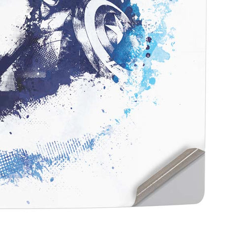 Marvel Avengers Blue Logo PS5 Pro Disk Console Skin