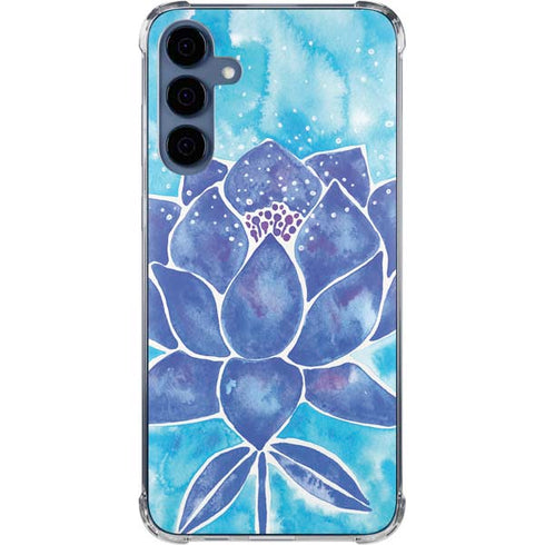 Blue Lotus by Cat Coq Galaxy A35 5G Clear Case