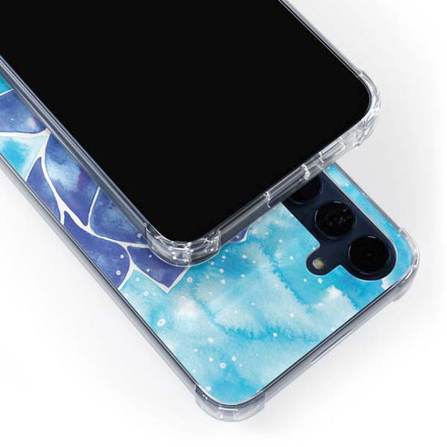 Blue Lotus by Cat Coq Galaxy A35 5G Clear Case