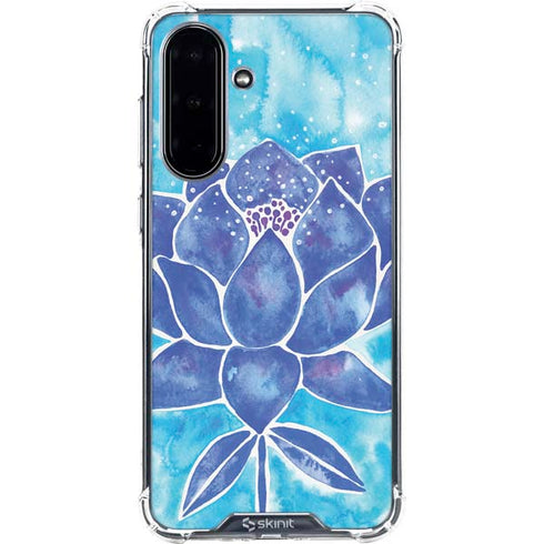 Blue Lotus by Cat Coq Galaxy A36 5G Clear Case