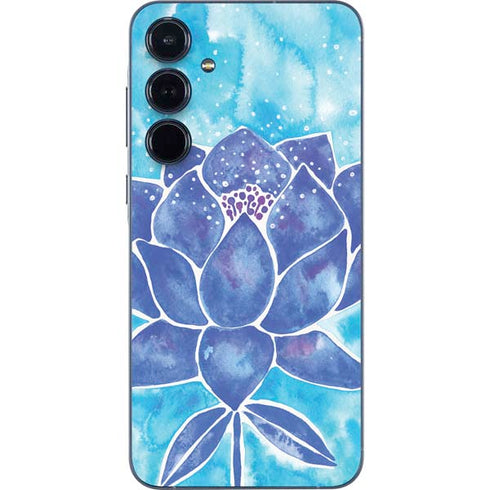 Blue Lotus by Cat Coq Galaxy A55 5G Skin