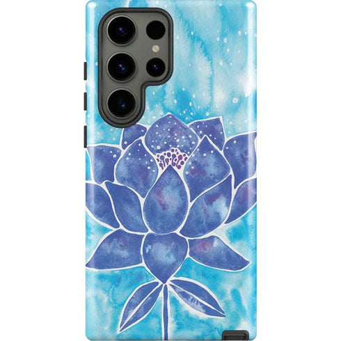 Blue Lotus by Cat Coq Galaxy S23 Ultra Pro Case