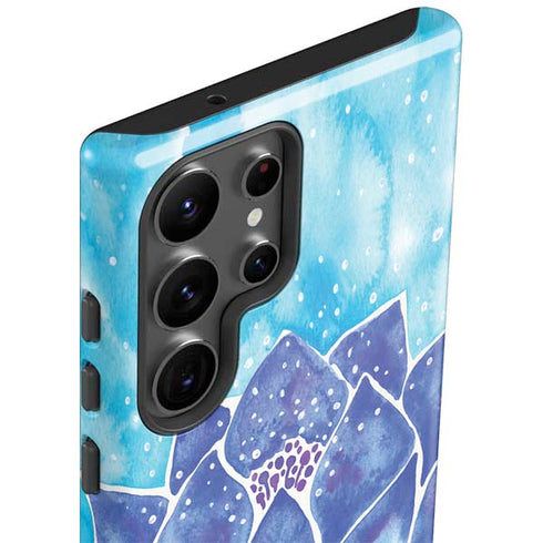 Blue Lotus by Cat Coq Galaxy S23 Ultra Pro Case