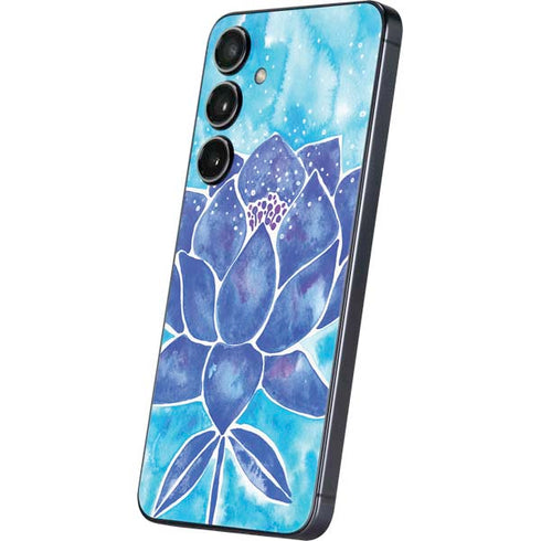 Blue Lotus by Cat Coq Galaxy S24 Plus Skin