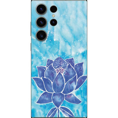 Blue Lotus by Cat Coq Galaxy S25 Ultra Skin
