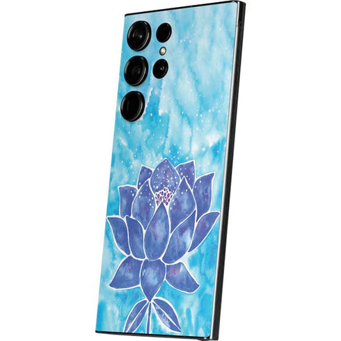 Blue Lotus by Cat Coq Galaxy S24 Ultra Skin