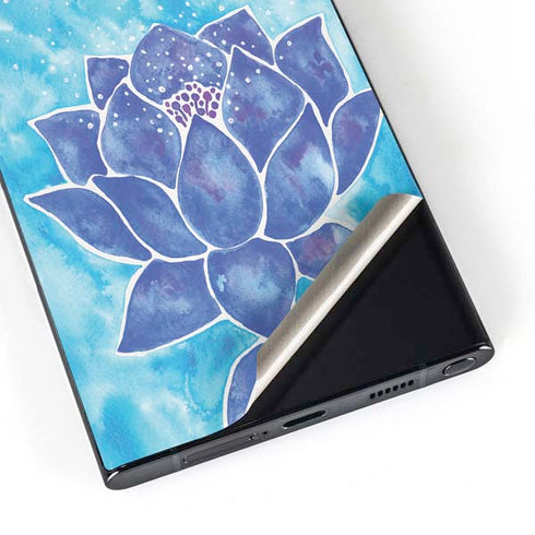 Blue Lotus by Cat Coq Galaxy S25 Ultra Skin