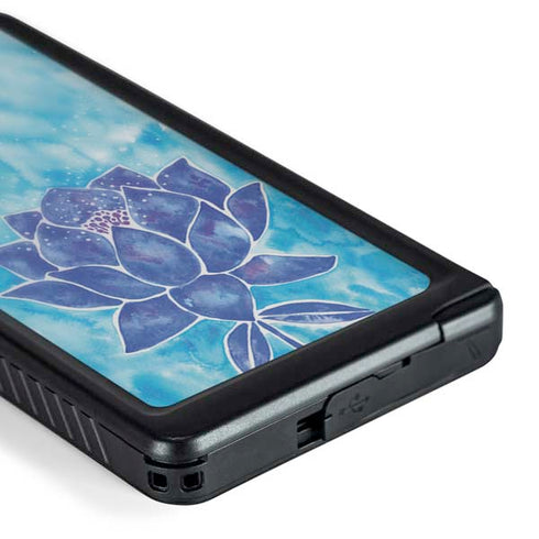 Blue Lotus by Cat Coq Galaxy S24 Ultra Waterproof Case