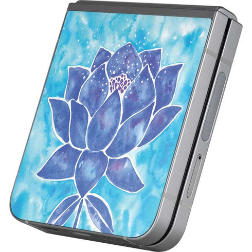 Blue Lotus by Cat Coq Galaxy Z Flip6 Skin