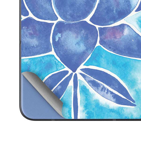 Blue Lotus by Cat Coq Galaxy Z Fold5 5G Skin