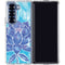 Blue Lotus by Cat Coq Galaxy Z Fold6 Clear Case