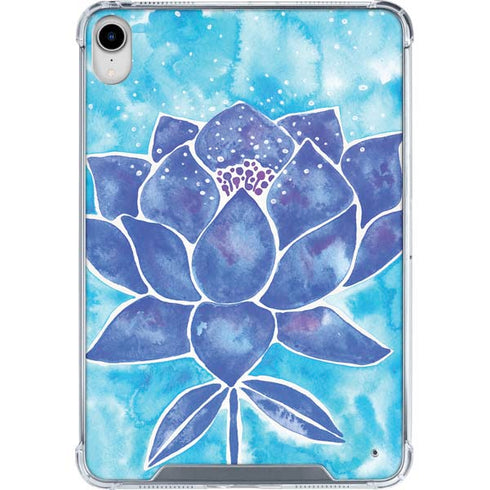 Blue Lotus by Cat Coq iPad 11th Gen (2025) Clear Case
