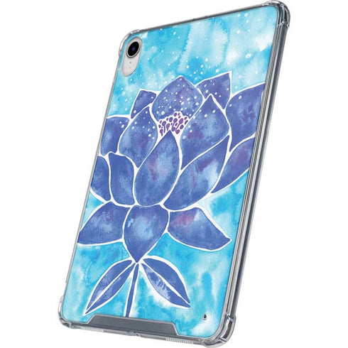 Blue Lotus by Cat Coq iPad 11th Gen (2025) Clear Case